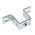 RS PRO Square Bracket for Use with Top Hat DIN Rail