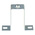 RS PRO Square Bracket for Use with Top Hat DIN Rail