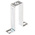 RS PRO Square Bracket for Use with Top Hat DIN Rail