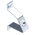 RS PRO Angled Bracket for Use with Top Hat DIN Rail