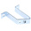 RS PRO Angled Bracket for Use with Top Hat DIN Rail