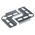 RS PRO Angled Bracket for Use with DIN Rail