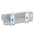 RS PRO Clear DIN Rail Terminal Block, 16mm², Single-Level, Screw Termination