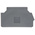 Entrelec FEM Series End Cover for Use with DIN Rail Terminal Blocks