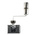 Telemecanique Sensors 9038 Series Mechanical Alternator Float Switch, 4 NC DPST Output, Screw In, Painted Cold-Rolled