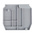 Entrelec FEMR8 Series End Cover for Use with DIN Rail Terminal Blocks