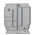Entrelec FEMR8 Series End Cover for Use with DIN Rail Terminal Blocks