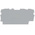 Wago TOPJOB S, 2002 Series End and Intermediate Plate for Use with 2002 Series Terminal Blocks, IECEx