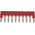 Phoenix Contact FBS 10-5 Series Jumper Bar for Use with DIN Rail Terminal Blocks, 24A