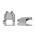 Phoenix Contact CLIPFIX 15 Series End Stop for Use with DIN Rail Terminal Blocks