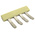 Weidmuller SAK Series Jumper Bar for Use with Cross Connection Link