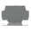 Wago 859 Series End and Intermediate Plate for Use with 859 Series Relay and Optocoupler Modules