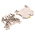 Weidmuller WTR Series Dark Beige Test Disconnect Terminal Block, 2.5mm², Single-Level, Screw Termination