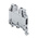 Entrelec SNA Series Grey DIN Rail Terminal Block, 4mm², Single-Level, Screw Termination