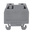 Entrelec SNA Series Grey DIN Rail Terminal Block, 4mm², Single-Level, Screw Termination