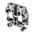 Entrelec SNA Series Grey DIN Rail Terminal Block, 4mm², Single-Level, Screw Termination