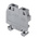 Entrelec SNA Series Grey DIN Rail Terminal Block, 4mm², Single-Level, Screw Termination