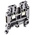 Entrelec SNA Series Grey DIN Rail Terminal Block, 2.5mm², Single-Level, Screw Termination