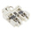 Weidmuller SAKK Series Brown Modular Terminal Block, 4mm², Single-Level, Screw Termination, ATEX, IECEx