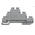 Entrelec SNA Series Grey Multi Level Terminal Block, 2.5mm², Triple-Level, Screw Termination