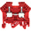 RS PRO Red DIN Rail Terminal Block, 0.2 → 4mm², Single-Level