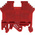 RS PRO Red DIN Rail Terminal Block, 0.2 → 4mm², Single-Level