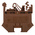 RS PRO Brown DIN Rail Terminal Block, 0.2 → 4mm², Single-Level