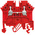 RS PRO Red DIN Rail Terminal Block, 0.2 → 2.5mm², Single-Level