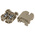 RS PRO Brown DIN Rail Terminal Block, 0.2 → 4mm², Single-Level