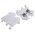 RS PRO White DIN Rail Terminal Block, 0.2 → 4mm², Single-Level