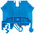 RS PRO Blue DIN Rail Terminal Block, 0.2 → 2.5mm², Screw Termination