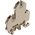 RS PRO Brown Double Level Terminal Block, 0.5 → 4mm², Double-Level, Screw Termination