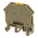 RS PRO Brown DIN Rail Terminal Block, 0.5 → 5mm², Screw Termination