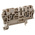 Weidmuller ZDU Series Brown Feed Through Terminal Block, 2.5mm², Single-Level, Clamp Termination