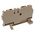 Weidmuller ZDU Series Brown Feed Through Terminal Block, 2.5mm², Single-Level, Clamp Termination