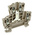 Weidmuller WDK Series Dark Beige Double Level Terminal Block, 2.5mm², Double-Level, Screw Termination, ATEX, IECEx