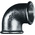 Georg Fischer Malleable Iron Fitting Elbow, 1-1/2 in BSPP Female (Connection 1), 1-1/2 in BSPP Female (Connection 2)
