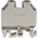 RS PRO Grey Feed Through Terminal Block, 6mm², Single-Level, Screw Termination