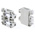RS PRO Grey Feed Through Terminal Block, 16mm², Single-Level, Screw Termination