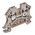Weidmuller WDU Series Dark Beige DIN Rail Terminal Block, 4mm², Single-Level, Screw Termination, ATEX