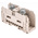 Weidmuller WFF Series Brown Stud Terminal, 120mm², Single-Level, Bolt Termination
