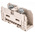 Weidmuller WFF Series Brown Stud Terminal, 120mm², Single-Level, Bolt Termination