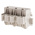 RS PRO Grey Feed Through Terminal Block, 0.5 → 2.5mm², Screw Termination