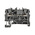 Wago TOPJOB S, 2002 Series Grey Feed Through Terminal Block, 2.5mm², Single-Level, Push-In Cage Clamp Termination,
