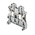 Phoenix Contact UT 2.5 Series Grey Feed Through Terminal Block, 0.14 → 4mm², Single-Level, Screw Termination,