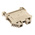 RS PRO Beige DIN Rail Terminal Block, 6mm², Double-Level, Screw Termination