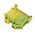 RS PRO Green/Yellow Earth Terminal Block, 10mm², Single-Level, Screw Termination