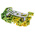 RS PRO Green/Yellow DIN Rail Terminal Block, 2.5mm², Single-Level, Spring Clamp Termination