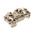 RS PRO Grey DIN Rail Terminal Block, 4mm², Double-Level, Spring Clamp Termination