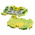 RS PRO Green/Yellow Earth Terminal Block, 4mm², Single-Level, Spring Clamp Termination